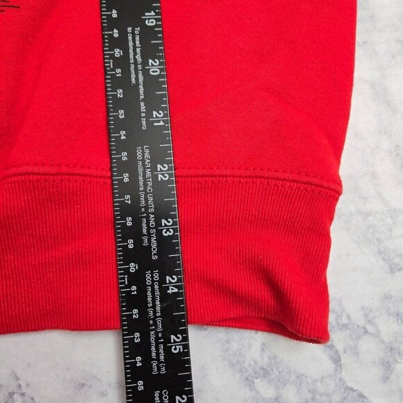 Vintage Christmas Sweatshirt Scooby-Doo Medium Red Novelty 90s Holiday Festive - Picture 7 of 7